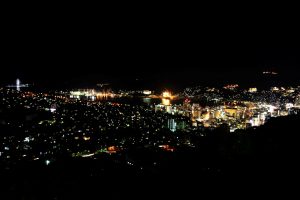 学校からの夜景